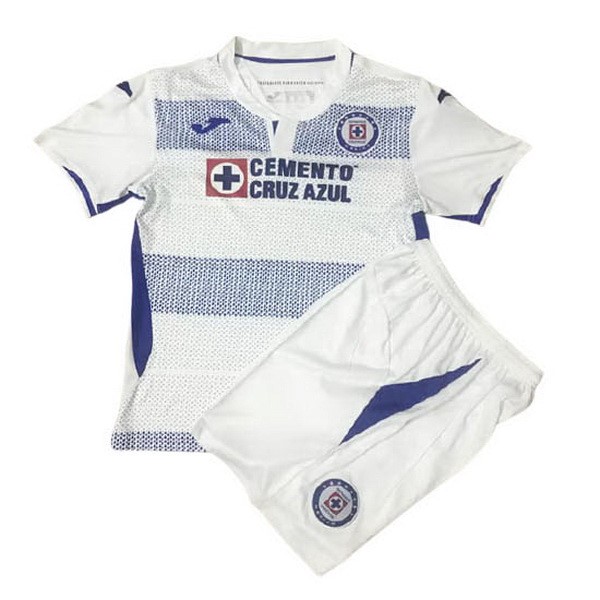 Camiseta Cruz Azul Replica Segunda Ropa Niños 2020/21 Blanco